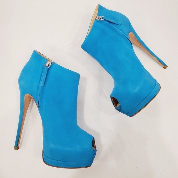 Giuseppe Zanotti Turquoise Booties - Picture 3 of 9